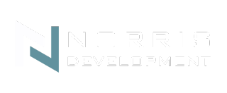 Norris Development Transparent Logo White